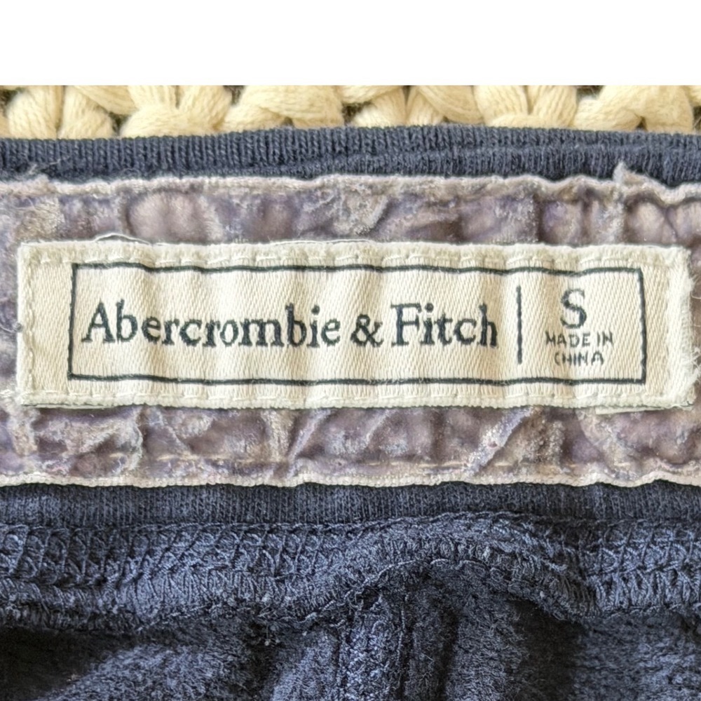 Vintage Y2K Abercrombie & Fitch Womens Navy Blue Low Rise Sweatpants Size Small - Picture 5 of 8